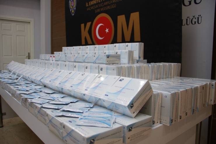 Çin’den Getirilen 5 Binin Üzerinde Covid-19 Kaçak Test Kiti Ele Geçirildi