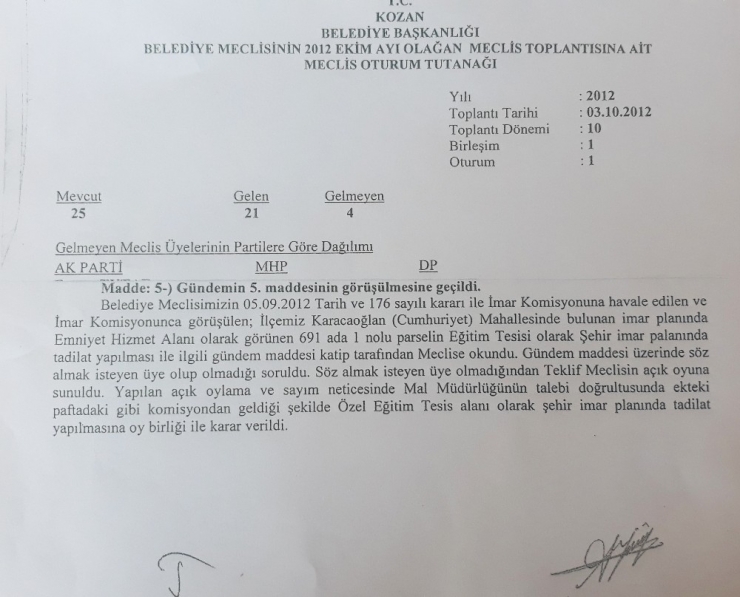 Başkan Özgan İddialara Cevap Verdi