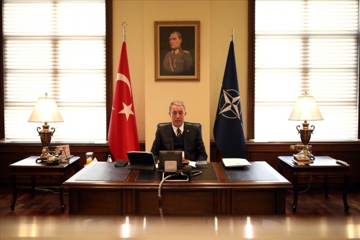 Bakan Akar, Video Konferansla Nato Savunma Bakanları Toplantısı’na Katıldı