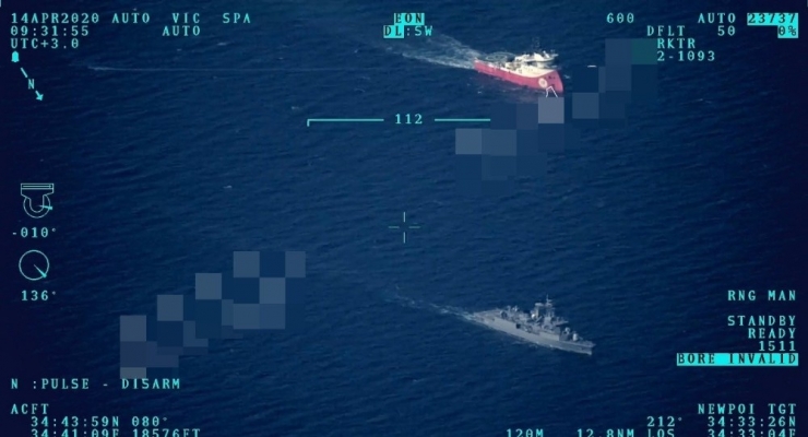 Msb, Barbaros Fırkateynimizin İha Tarafından Alınan Görüntüsünü Paylaştı