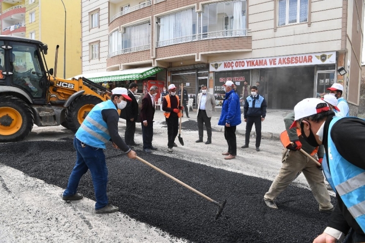Başkan Asya, Asfalt Çalışmalarını İnceledi