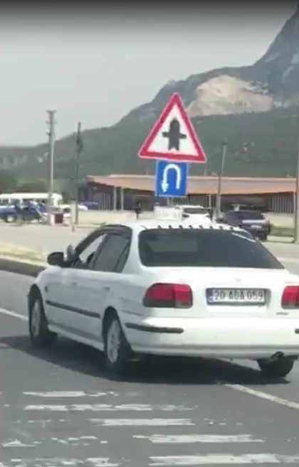 Trafikte Tehlikeli Görüntü