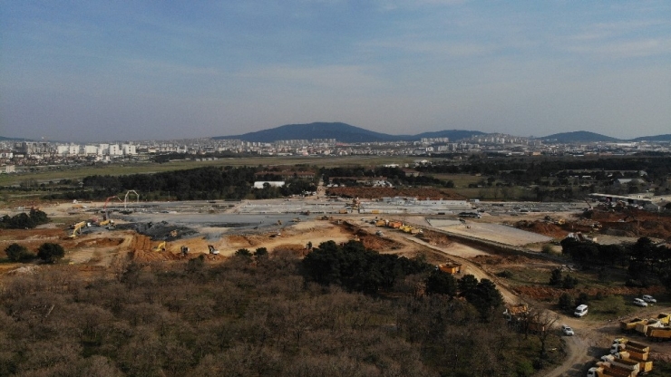 sancaktepe’de Yapılan Hastane İnşaatındaki Son Durum Havadan Görüntülendi