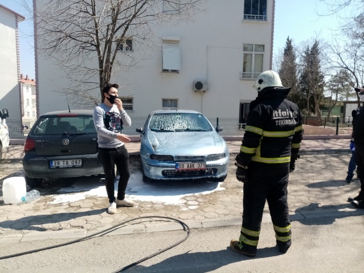 Kovayı Kaptı, Otomobili Kül Olmaktan Kurtardı