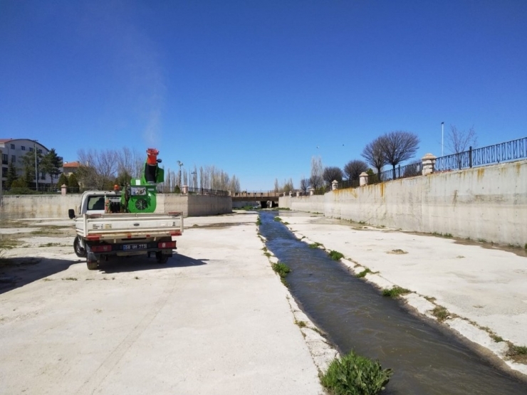 Ürgüp’te Larva İlaçlama Çalışmaları Başladı