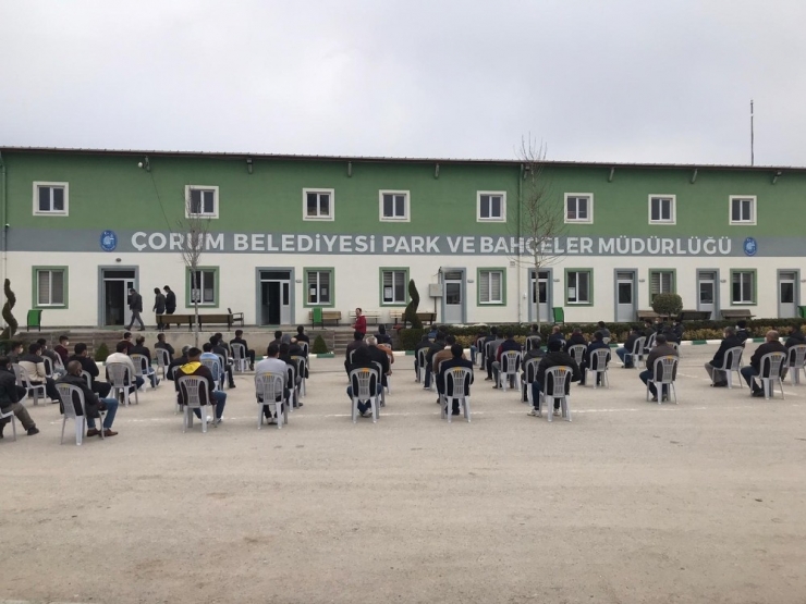 Eğitimlerini Tamamlayan Geçici Belediye İşçileri Görevlerine Başladı