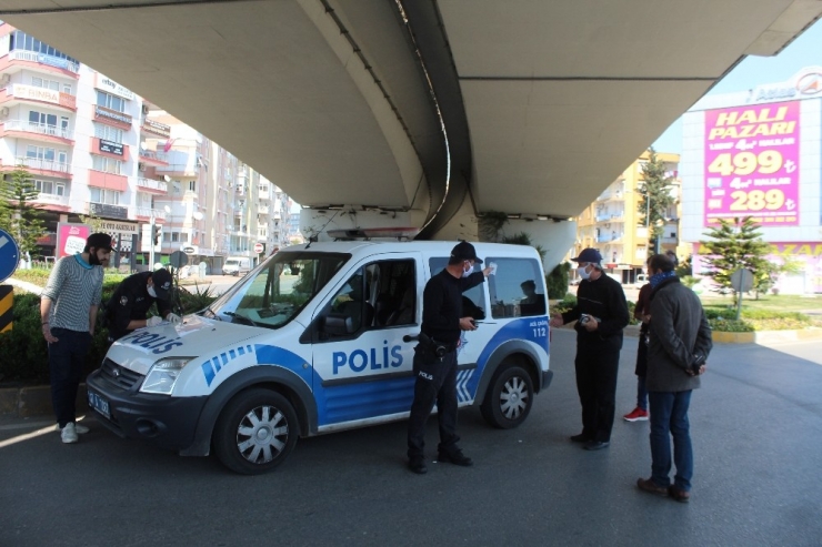 Antalya’da Sokağa Çıkan 955 Kişiye İdari İşlem