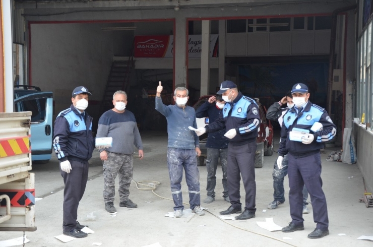 Boyabat Sanayi Esnafına Maske