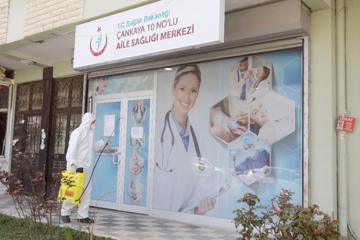 Çankaya’da Dezenfekte Çalışmaları Devam Ediyor