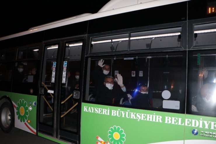 Irak’ta Kalan 271 İşçi Kayseri’ye Getirildi