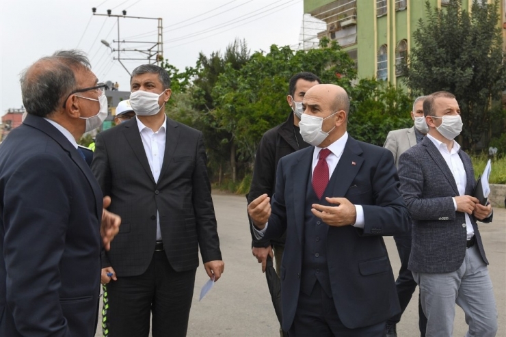 Vali Demirtaş Pazar Yerlerinde İncelemelerde Bulundu