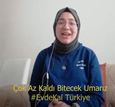 Lisesi Öğrencilerinden ‘’Evde Kal’’ Çağrısına Klipli Destek
