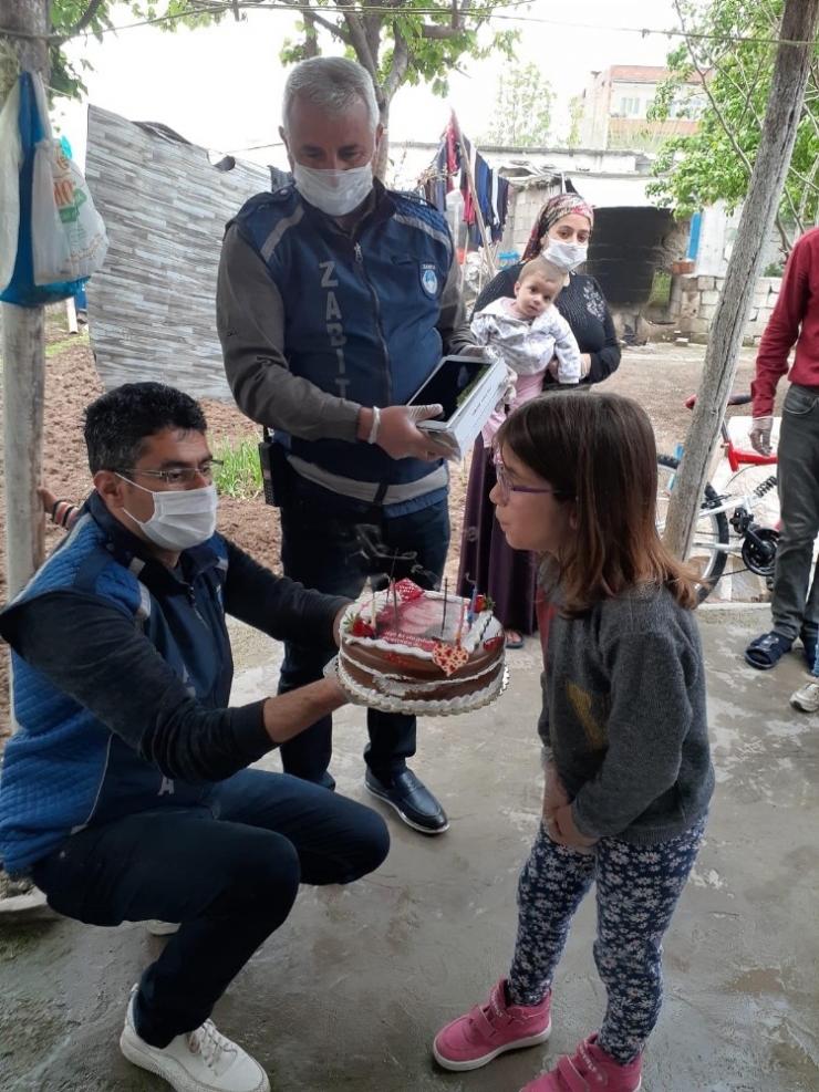 Bismil Belediyesinden Kız Çocuğuna Doğum Günü Sürprizi