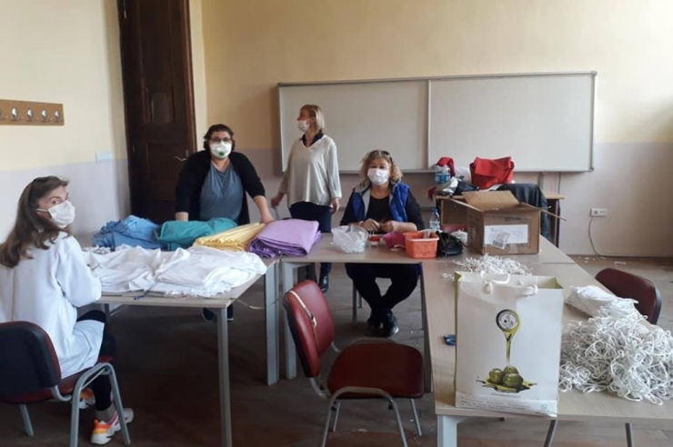 Erdek’te Maske Üretimi Başladı