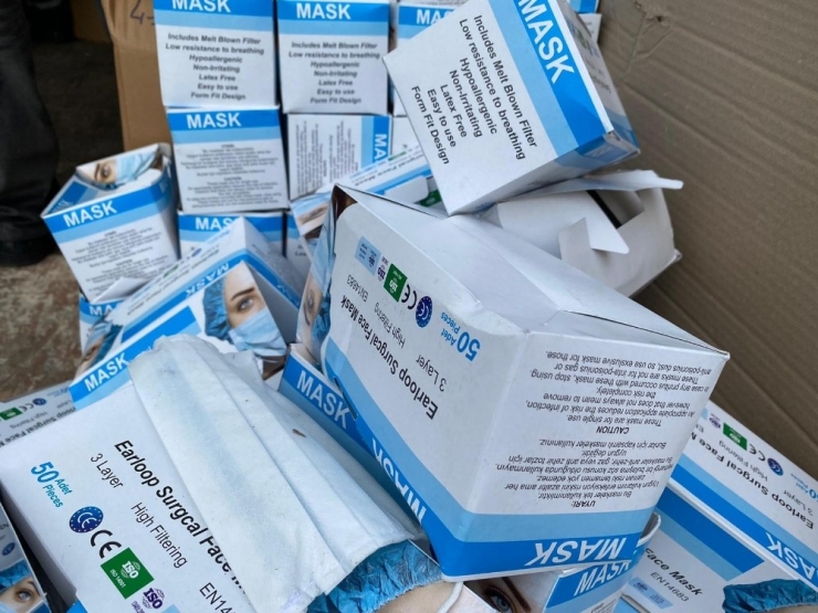 Ambarlı Gümrüğü İçerisinde Maske Operasyonu