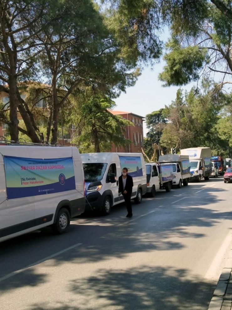 "Seyyar Pazar" Karşıyaka Ve Bornova’ya Da Geldi