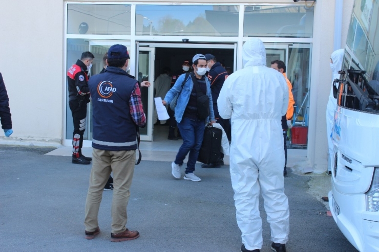 Kuveyt’ten Giresun’a Gelen Türk Vatandaşlarının Karantina Süreci Tamamlandı