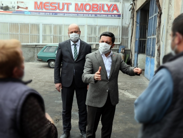 Başkan Arı, Sanayi Esnaflarını Ziyaret Etti