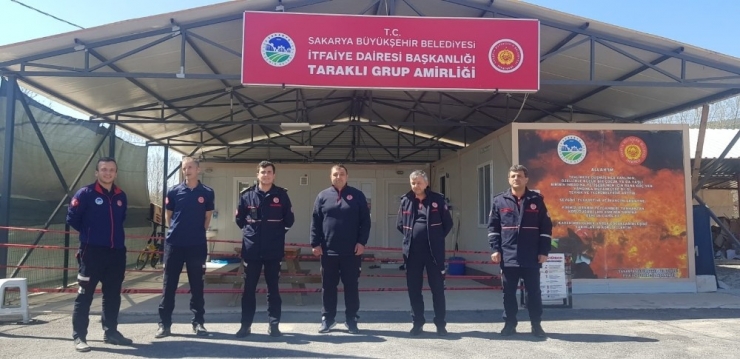 Taraklı’da Hüseyin Rahmi Arvasi İtfaiye Grup Amiri Oldu