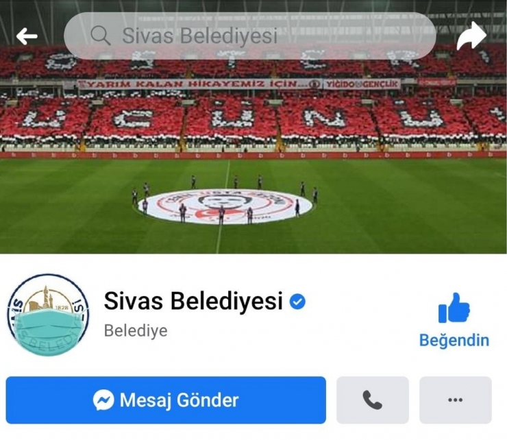 Belediye Logosuna Maske Taktı