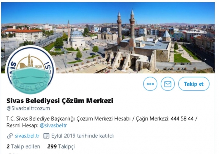 Belediye Logosuna Maske Taktı