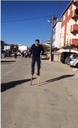 Vatandaştan Gülümseten ‘Korona Virüs’ Önlemi