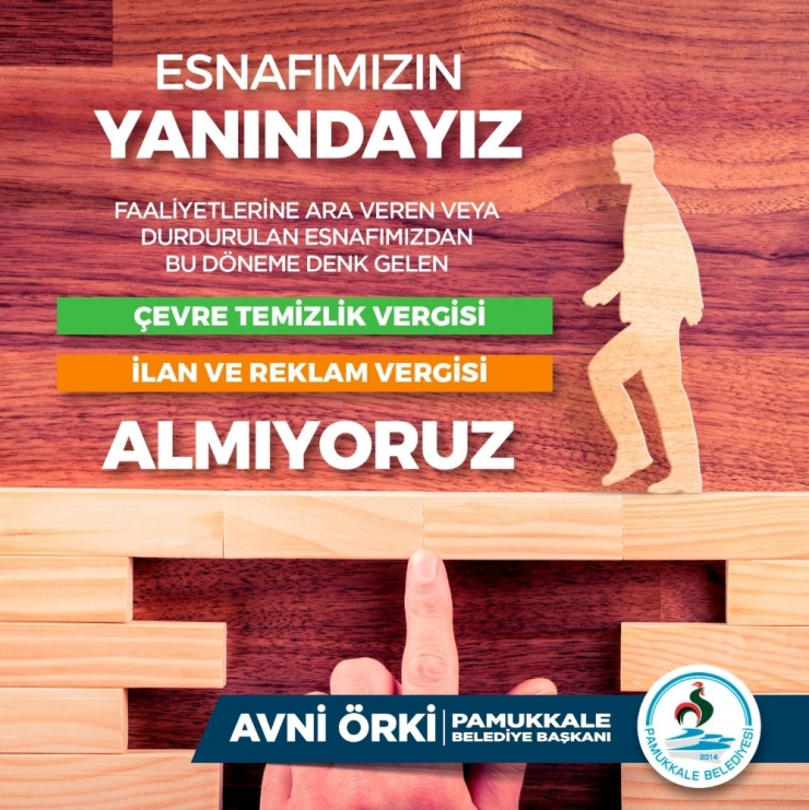 Pamukkale Belediyesi Çevre Temizlik İle İlan Ve Reklam Vergilerini Almayacak