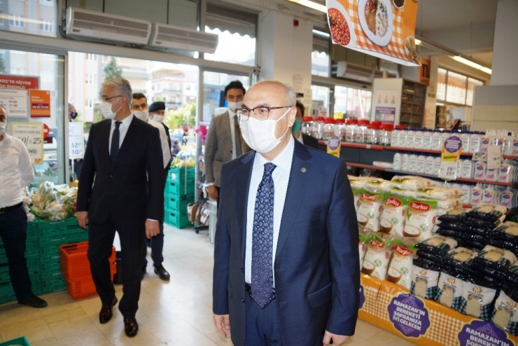 Vali Köşger, Yasak Öncesi İşletmeleri Denetledi