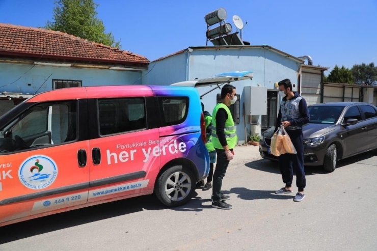 Pamukkale Belediyesi Dezenfekte Çalışmalarına Devam Ediyor