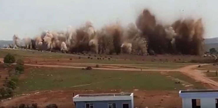 Patlama Anı Film Sahnelerini Aratmadı