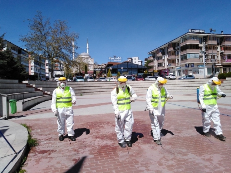 Tarihi Kentte 130 Bin Metrekare Alan Dezenfekte Edildi