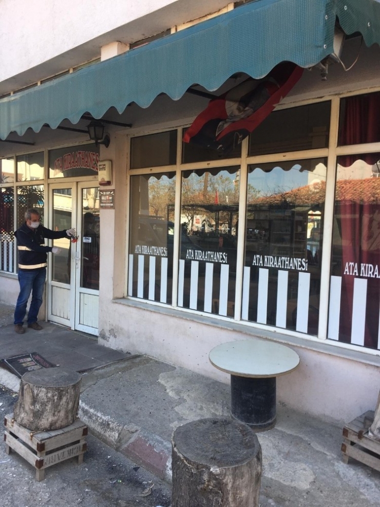 Keşan’da Yasaklara Uymayan Bir Kıraathane Mühürlendi