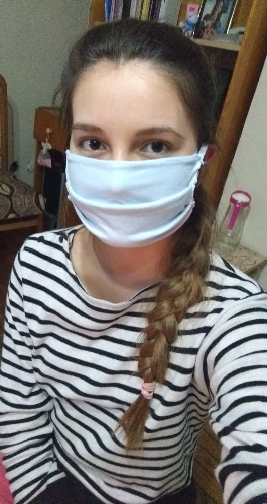 Trakya Üniversitesi Almanca Bölümü Öğrencilerinden, “Evde Kal Maske Yap” Projesi