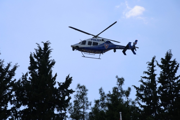 Adana’da Helikopterli Denetim