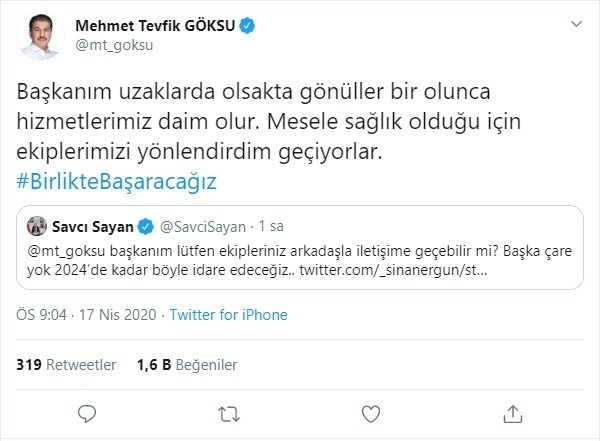 İstanbul’da Virüs Riski Bulunan Binadaki Vatandaşların İmdadına Başkan Sayan Yetişti