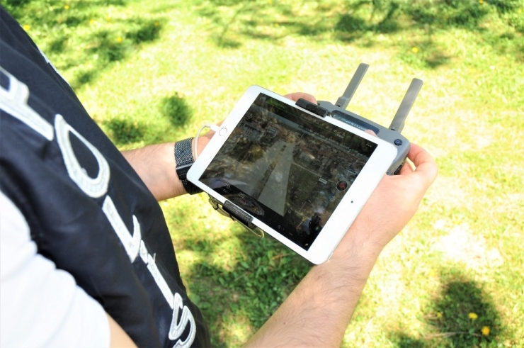 Sokağa Çıkma Kısıtlamasında ’Uçan Gözlerle’ Şehir Denetleniyor