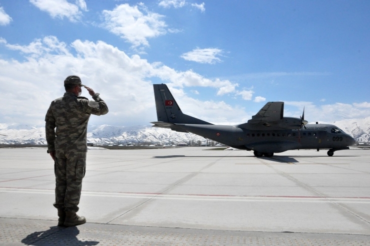 Yüksekova’da Şehit Olan Asker Memleketine Uğurlandı