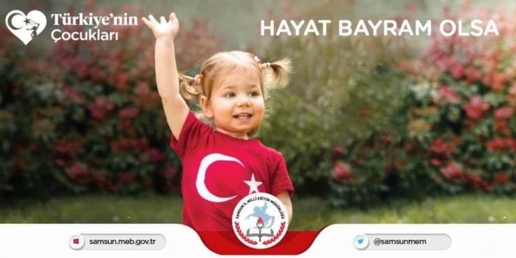 Samsun’da 23 Nisan’da Çocuklar Ritim Tutup Şarkı Söyleyecek Turnalar Gökyüzünde Süzülecek