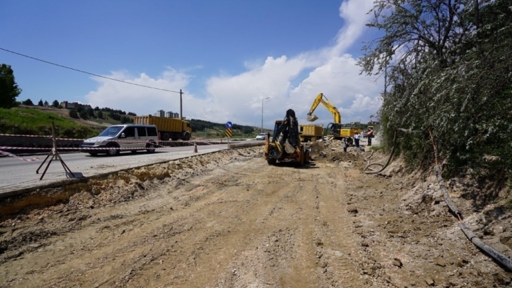 Petrol Caddesinde Düzenleme Ve Genişletme Çalışması