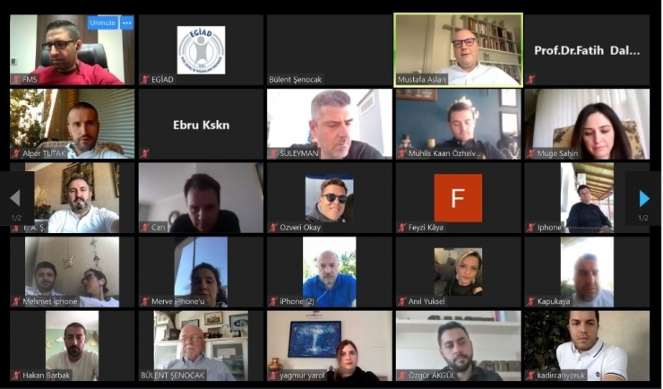 Egiad "Biz Bize" Etkinliği Online Yapıldı