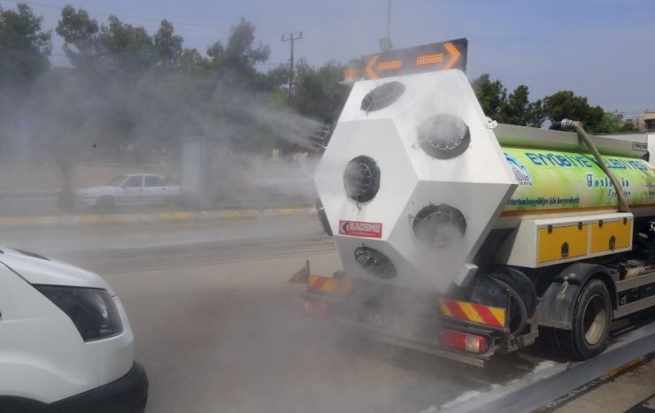 Eyyübiye Belediyesinden Yeni Dezenfekte Aracı