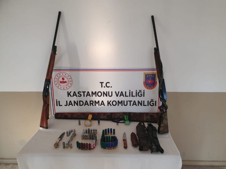 Kastamonu’da Kaçak Avlanan Üç Kişi Suçüstü Yakalandı