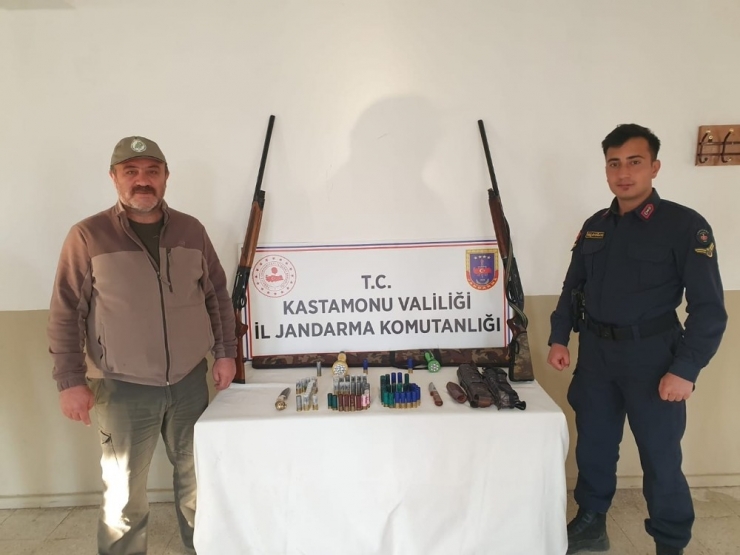 Kastamonu’da Kaçak Avlanan Üç Kişi Suçüstü Yakalandı
