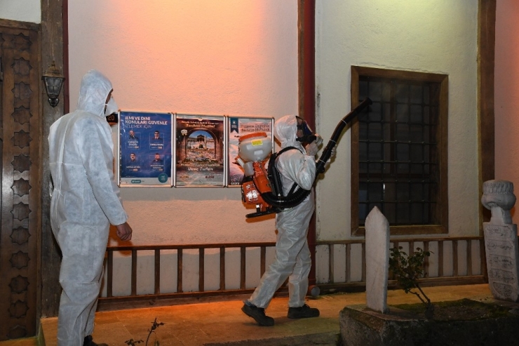 Kestel’de Dezenfekte Çalışmalarında 12’inci Tur
