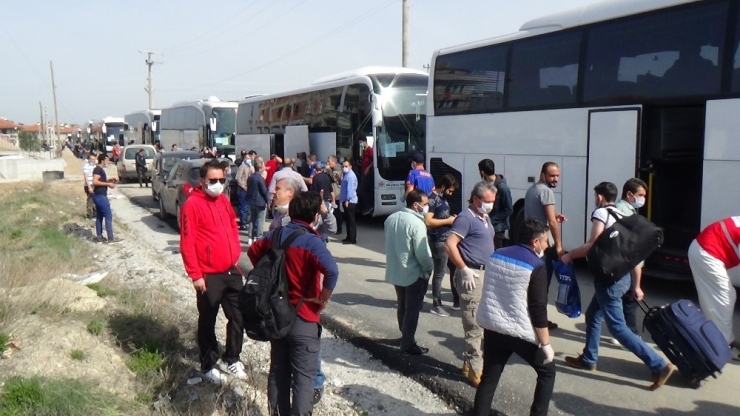 Kütahya’ya Getirilen 334 Türk İşçisinin Karantina Süreci Tamamlandı