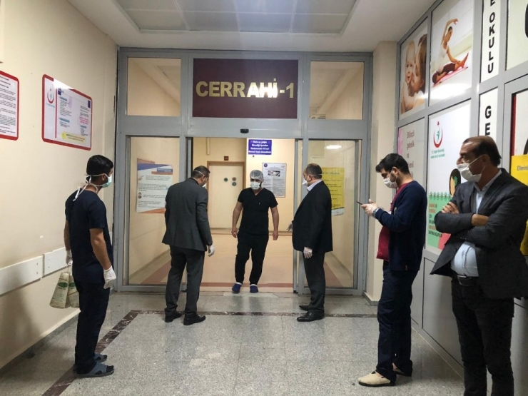 Sağlık-sen Şırnak Şube Başkanı Uçaş Sağlık Çalışanları İle Bir Araya Geldi