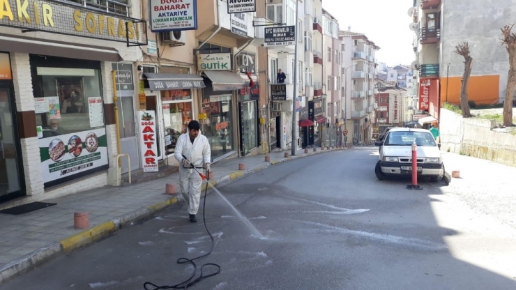 Sinop’ta Dezenfekte İşlemleri Devam Ediyor