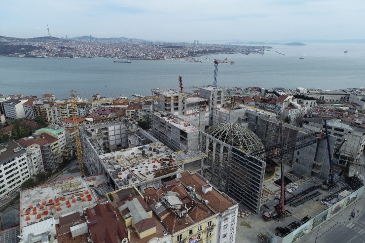 Akm İnşaatında Korona Virüse Rağmen Çalışmalar Sürüyor