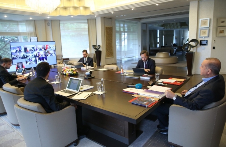 Ak Parti Myk, Cumhurbaşkanı Erdoğan Başkanlığında Toplandı