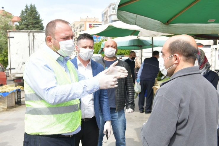 Başkan Gümrükçü’den Yenimahalle Pazar Yerinde Denetim